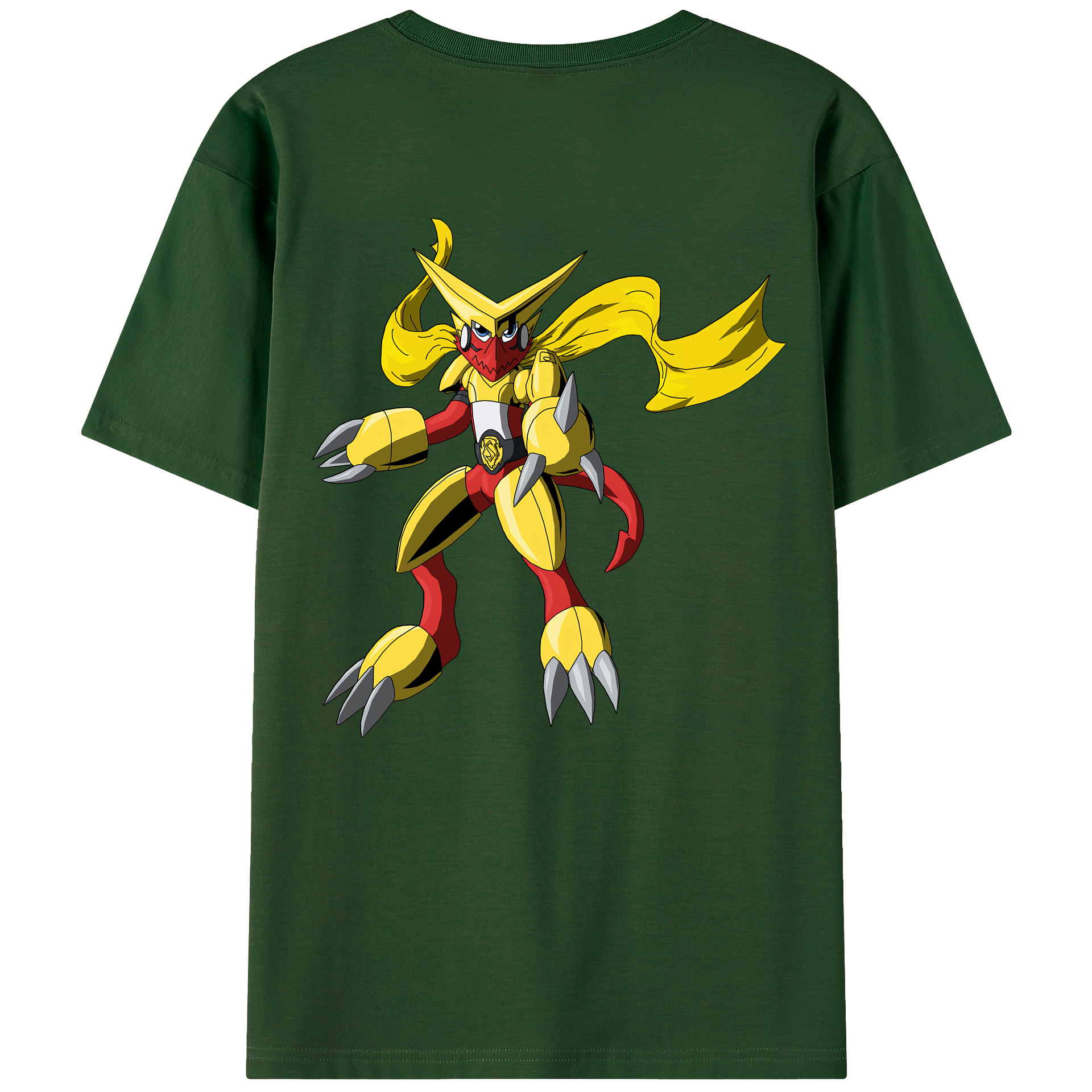 （画像用） Digimon デジタルモンスター/デジモン 綿100％半袖Tシャツ（背面プリント）